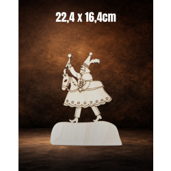 Lajkonik 17,5cm na skale, sklejka 3mm